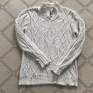 VTG LAUREN RALPH LAUREN sweater, size L, GUC, silk/linen/cotton hand knit 🧶 🐎